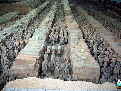 Terracotta army of emperor Qin