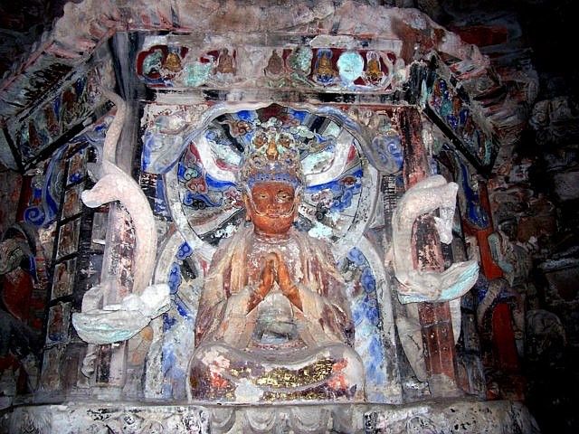 Baoding - Niche du Bouddha Vairocana