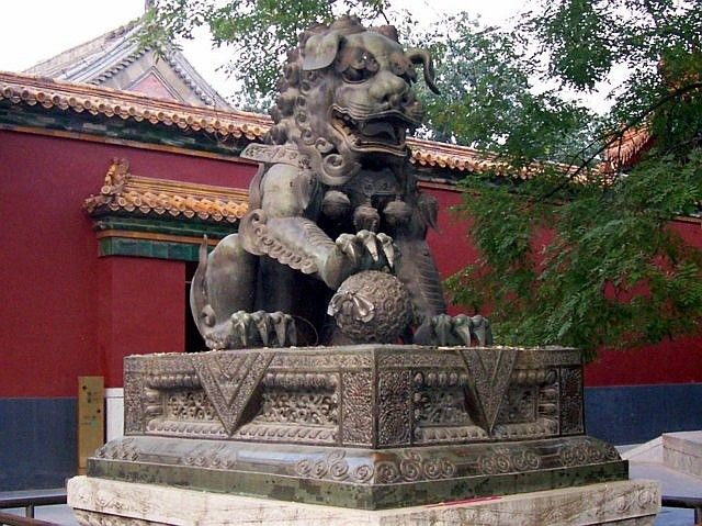 Lama temple - Lion, gardien du temple