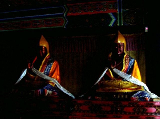Temple des Lamas - Statues tibétaines