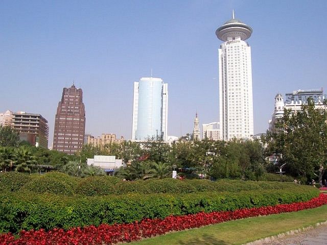 People's square - Tower of Radisson hotel