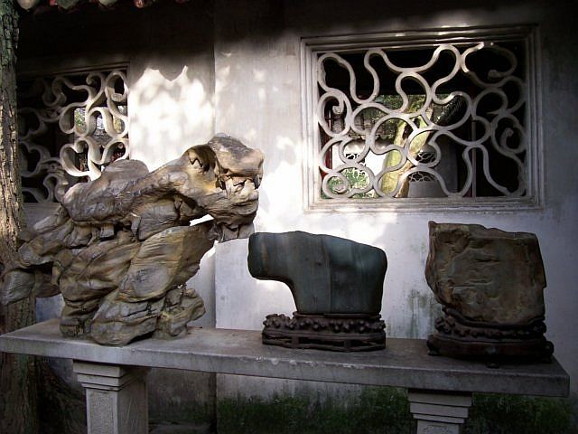 Humble administrator's garden - Original stones