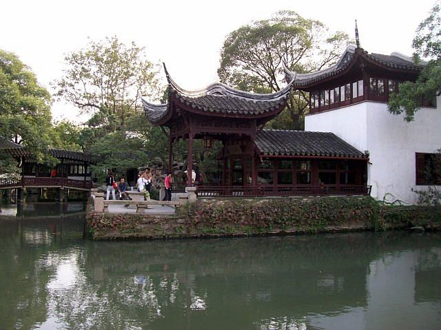 Humble administrator's garden - Pavilion and water side