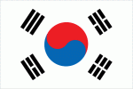 Flag of south Korea