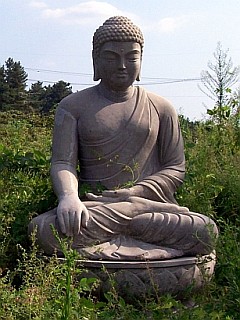 Reproduction de la statue de la grotte de Seokguram