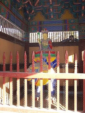 Beopjusa temple - Manjusri, Bodhisattva of wisdom