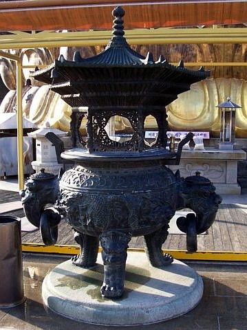 Temple Beopjusa - Brûle-encens