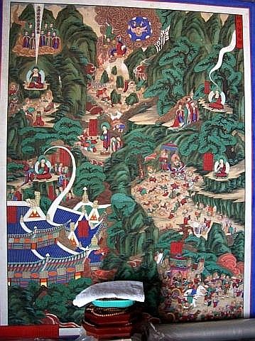 Temple Beomeosa - Tableau de la vie de Bouddha #7