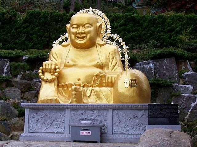 Haedong Yonggungsa temple - Buddha Maitreya (Mireuk in Korean)