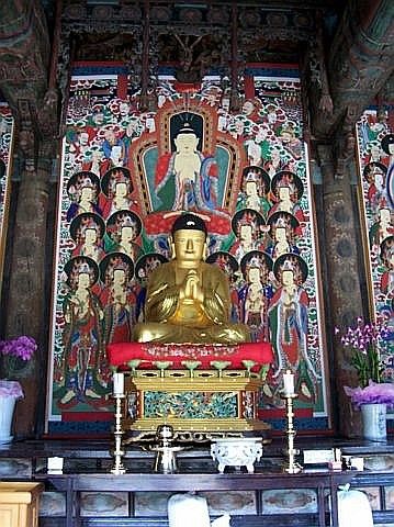 Tongdosa temple - Buddha Vairocana (Birojana-bul in Korean)