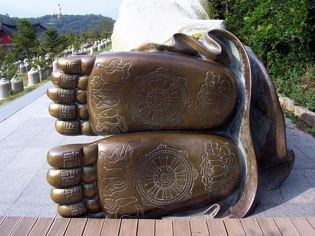 Temple Manbulsa - Symboles du bouddhisme