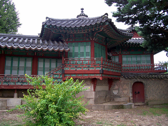 Palais de Changdeokgung - Hall à l'entrée du jardin secret