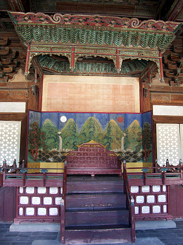 Palais de Changgyeonggung - Salle du trône Palais de Changgyeonggung - Salle du trône