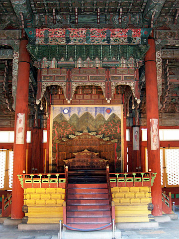 Palais de Deoksugung - Salle du trône