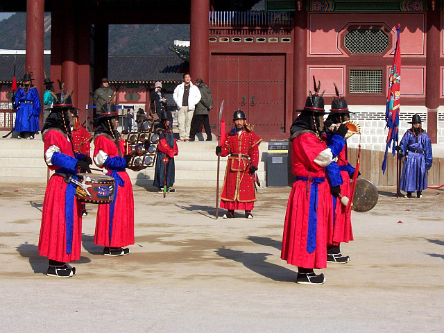 Gyeongbokgung palace - Musicians of the company