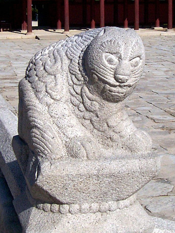 Palais de Gyeongbokgung - Le tigre, animal du zodiaque