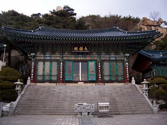 Temple sunggasa (Bukhansan) - salle principale