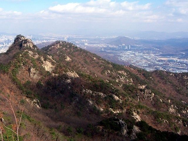 Gwanaksan - vue sur la banlieue