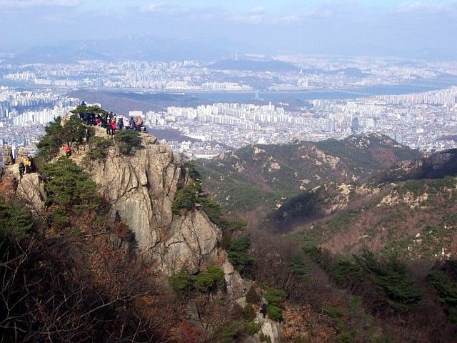 Gwanaksan - vue sur Séoul