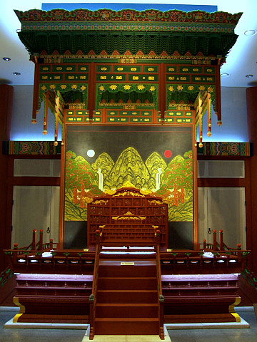 Seoul National museum - Royal throne