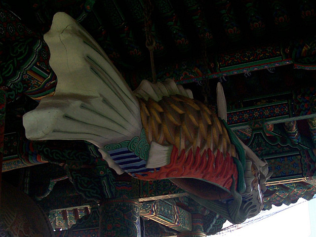 Bongeunsa temple - Wooden fish
