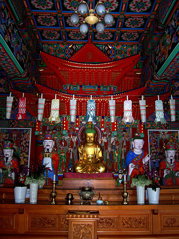 Bongwonsa temple - Bodhisattva Jijangbosal (Ksitigarbha in sanskrit)