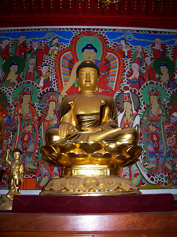 Temple Bongwonsa - Bouddha Sakyamuni