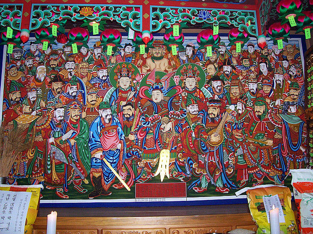 Temple Guksadang - Peinture chamaniste