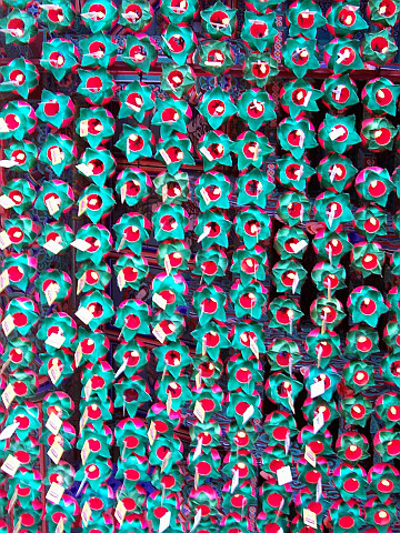 Jogyesa temple - Paper lanterns of the ceiling