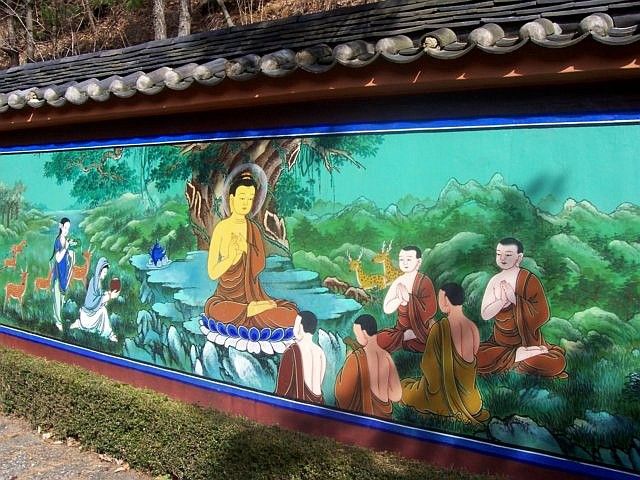 Temple Waujeongsa - Scène de la vie de Bouddha #7