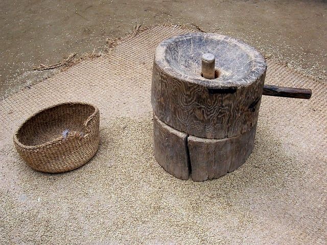 Village folklorique de Yong-in - Instrument en bois