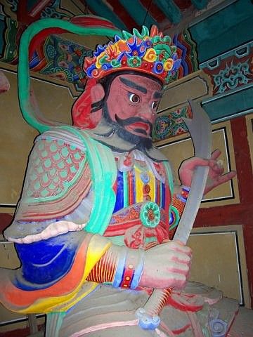 Yong-in folk village - Buddhist temple, guardian of the south