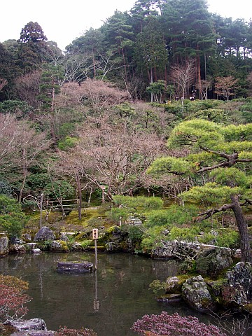 Ginkaku-ji temple - Wet garden