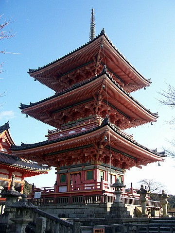 Temple Kiyomizu-dera - Pagode