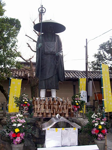 Temple Toji - Statue de Kukaï