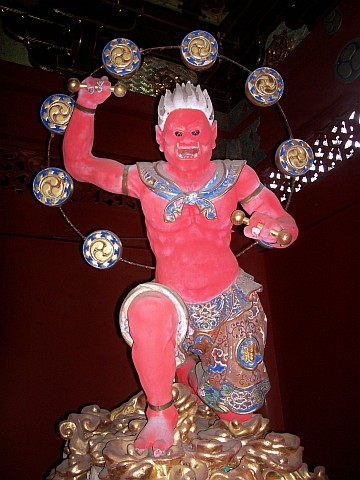 Taiyuin Byo shrine - God of thunder