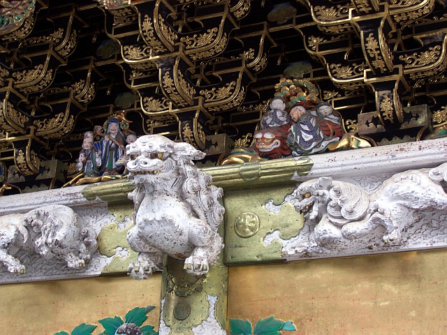 Toshogu shrine - Decorations of Yomeimo gate (2/3)
