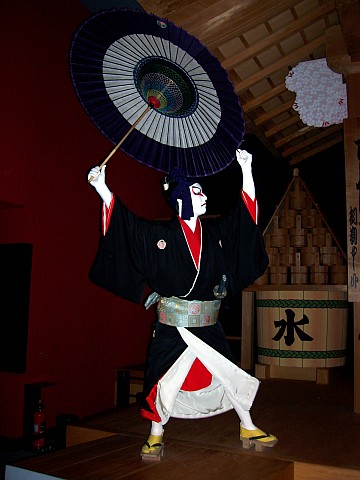 Edo-Tokyo museum - Dummy of a character of kabuki