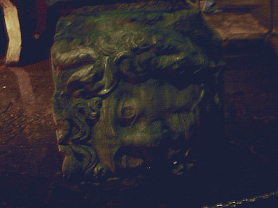Head of Medusa in the Basilica Cistern