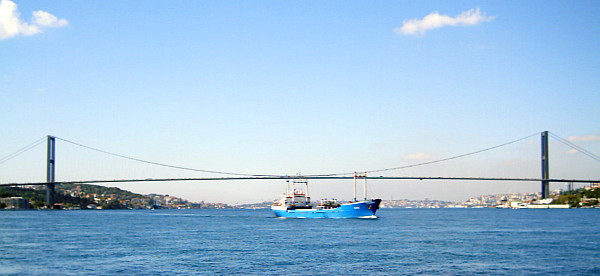 Intercontinental bridge over Bosphorus