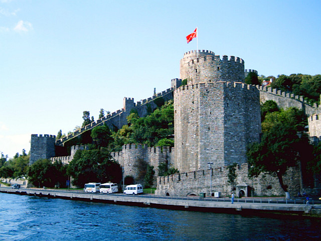 Rumelihisarı (Rumeli fortress) seen from the Bosphorus