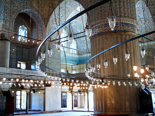 Pillar of the Blue Mosque