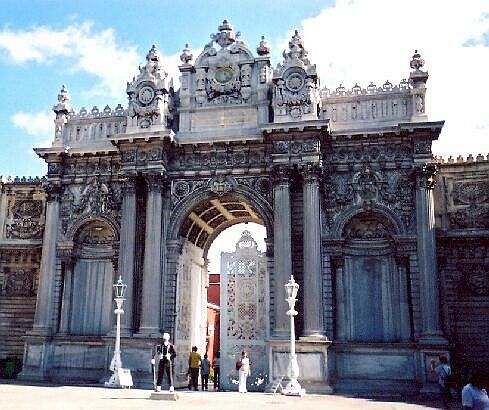Imperial Gate of Dolmabahçe palace