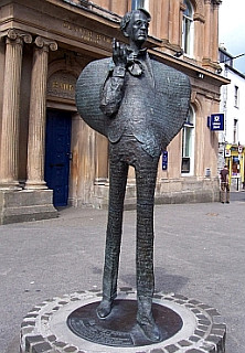 Poet Yeats statue