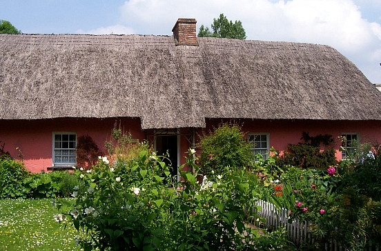 Village folklorique de Bunratty - Ferme à toit de chaume