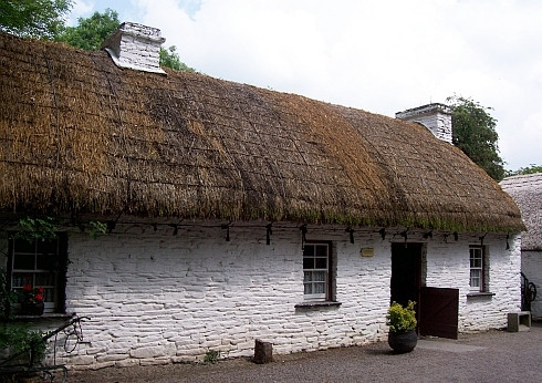 Village folklorique de Bunratty - Maison de pêcheurs de la côte atlantique