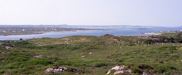 Connemara - landscape near the memorial to Alcock and Brown