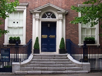 Palier d'une maison géorgienne de Dublin