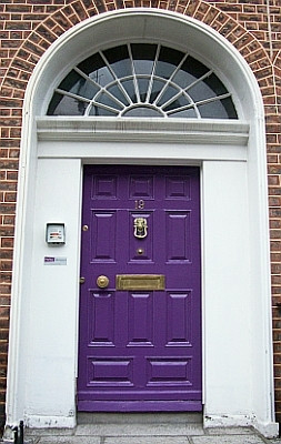 Door of a Dublin georgian house (view 13)
