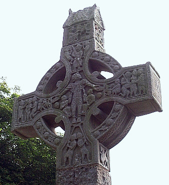Monasterboice - High part of tall cross